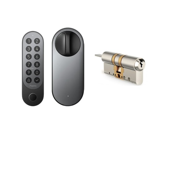 Set Aqara Smart Lock U200 KIT + Cilindru Ajustabil Aqara