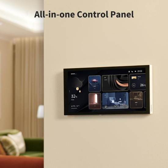 Aqara Panel Hub S1 Plus, Comutator Tactil & Panou Control, Wi-Fi, Zigbee, Matter, HomeKit, MP-K03D